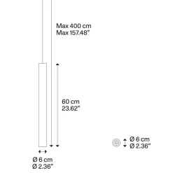 Hot A-Tube Pendelleuchte, 3-flg. Gastronomie|Essbereiche