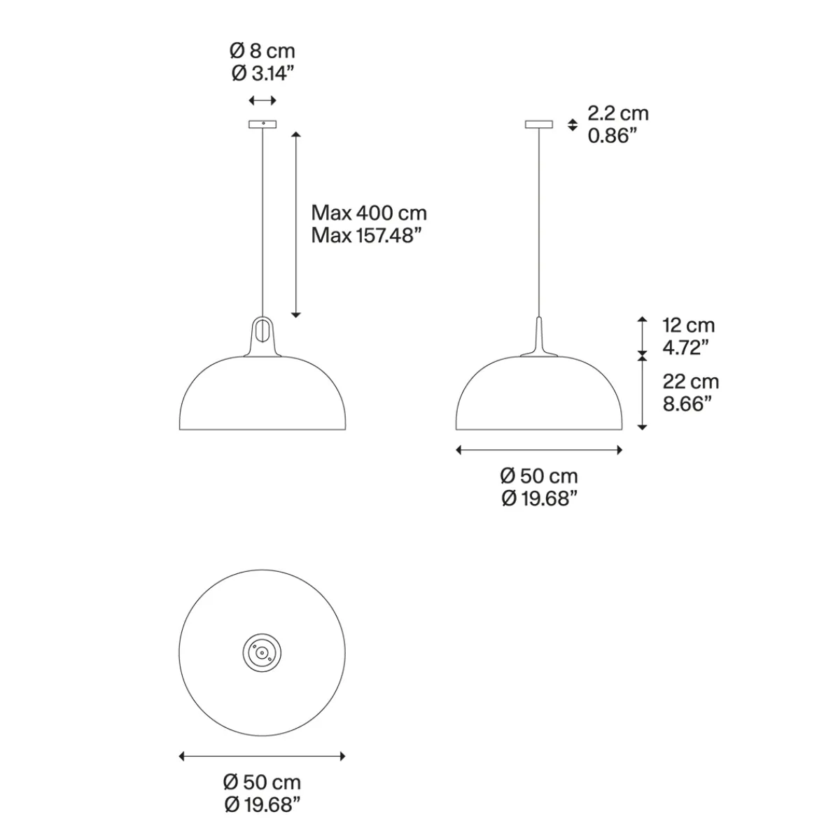 Jim Dome Pendelleuchte Gastronomie|Küche