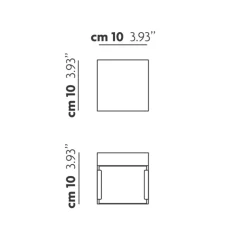New Laser 10 x 10 LED Wandleuchte Wandleuchten|Flur