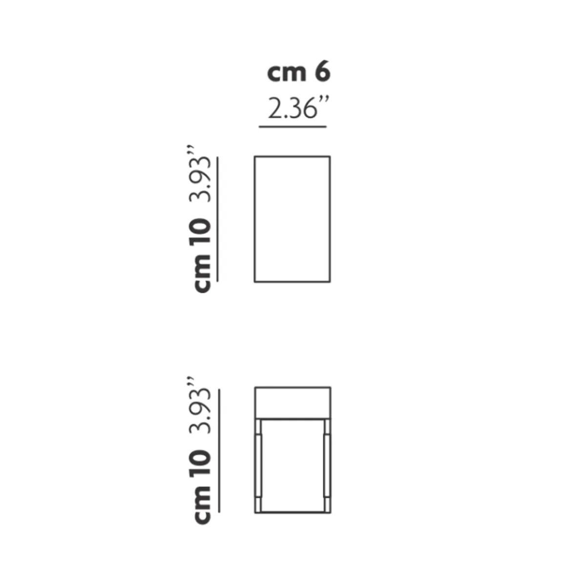 New Laser 10 x 6 LED Wandleuchte, Auslaufmodell Wandleuchten|Flur