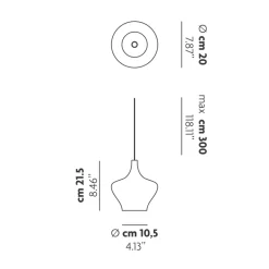Discount Nostalgia Glas Medium LED Pendelleuchte 7-flg. Pendelleuchten|Wohnzimmer