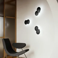 Hot Puzzle Double Round LED Wand- / Deckenleuchte Wohnzimmer|Schlafzimmer