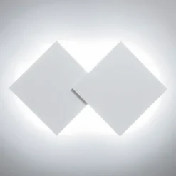 Sale Puzzle Double Square LED Wand- / Deckenleuchte Schlafzimmer|Flur