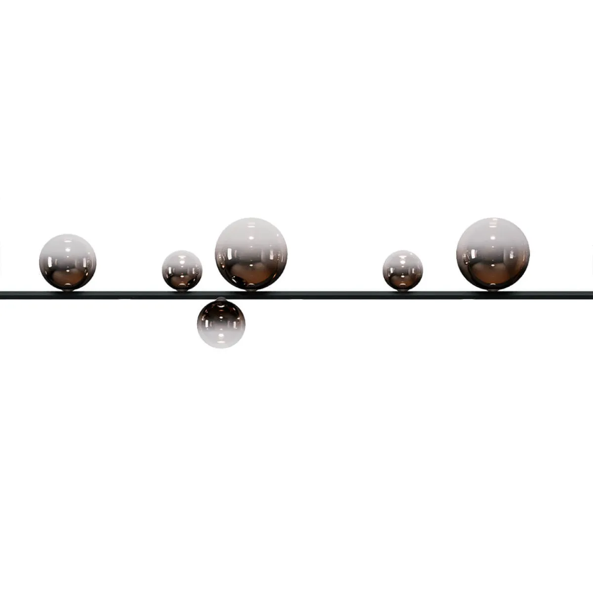 Discount Random Stick Long LED Pendelleuchte, 6-flg. Hotellerie|Gastronomie