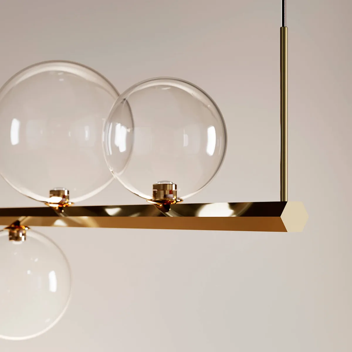 Discount Random Stick Long LED Pendelleuchte, 6-flg. Hotellerie|Gastronomie