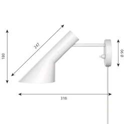 Discount AJ Wandleuchte, Auslaufmodell Wandleuchten|Schlafzimmer