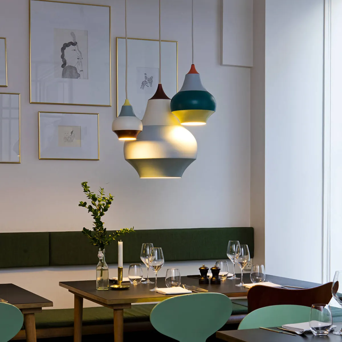 Outlet Cirque Pendelleuchte, Ø: 38 cm Schlafzimmer|Pendelleuchten