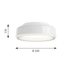 New LP Grand 320 LED Wand- / Deckenleuchte Hotellerie|Wandleuchten