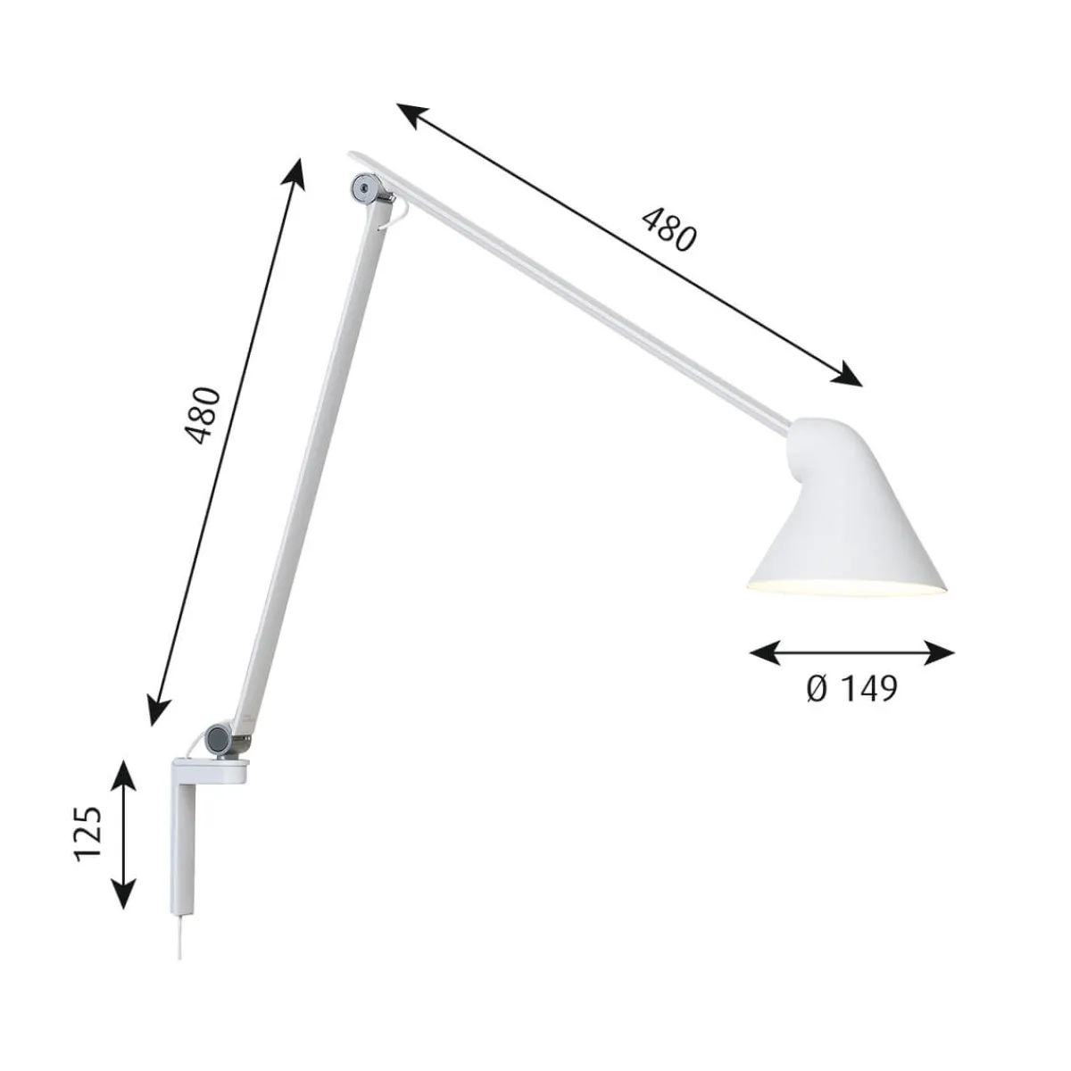 Clearance NJP LED Wandleuchte long Schlafzimmer|Wandleuchten