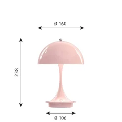 Online Panthella 160 Portable V2 LED Akkuleuchte Dekorative Leuchten|Akkuleuchten