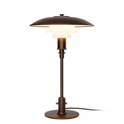 Outlet PH 3/2 Aged Brass Opal Tischleuchte Hotellerie|Tischleuchten