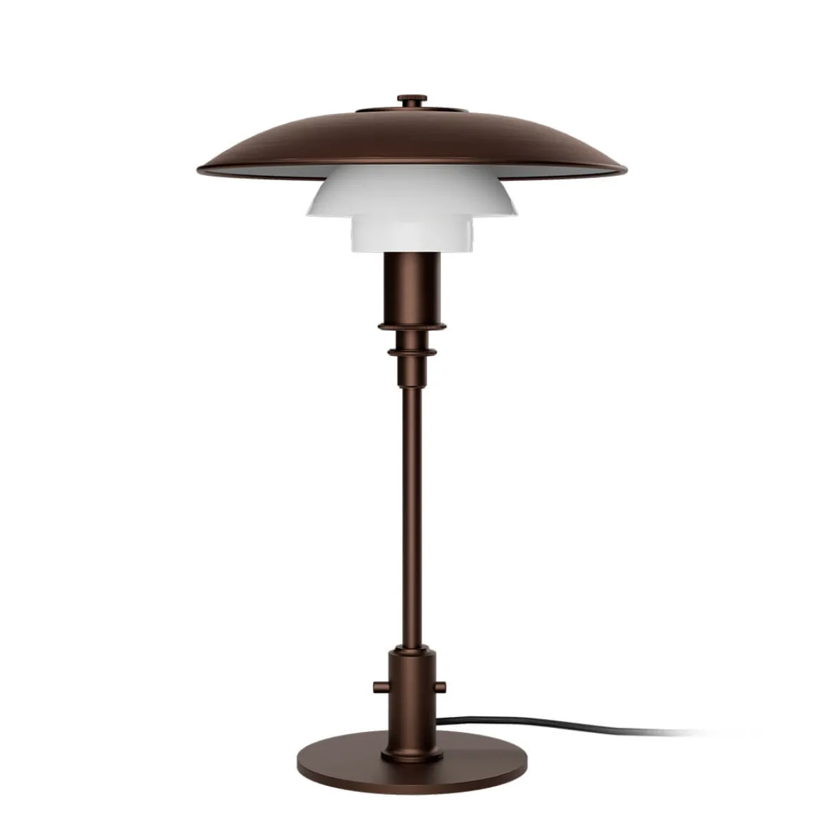 Outlet PH 3/2 Aged Brass Opal Tischleuchte Hotellerie|Tischleuchten