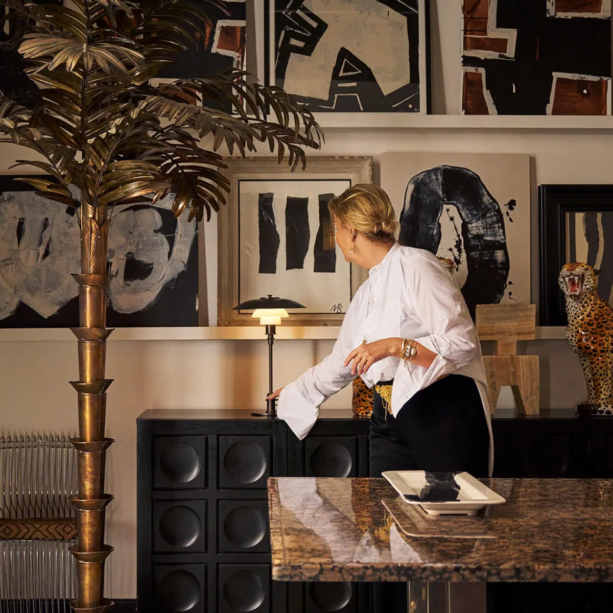 Outlet PH 3/2 Aged Brass Opal Tischleuchte Hotellerie|Tischleuchten