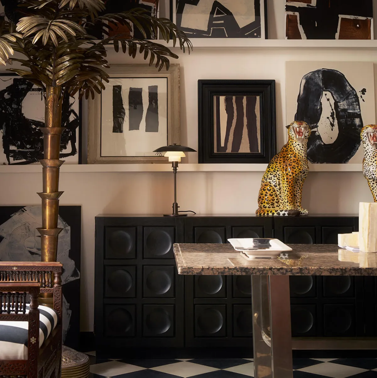 Outlet PH 3/2 Aged Brass Opal Tischleuchte Hotellerie|Tischleuchten