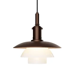 Online PH 3/3 Aged Brass Opal Pendelleuchte Küche|Flur