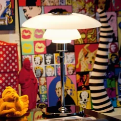 Online PH 4½-3½ Glas Tischleuchte Schlafzimmer|Tischleuchten