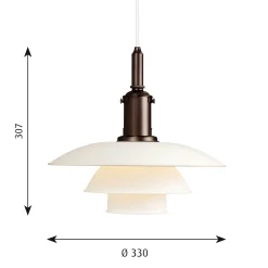 PH 3½-3 Pendelleuchte Küche|Essbereiche