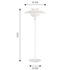 Online PH 80 Stehleuchte Wohnzimmer|Schlafzimmer