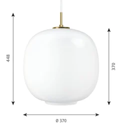 Clearance VL 45 Radiohus Pendelleuchte, Ø: 37 cm Wohnzimmer|Pendelleuchten