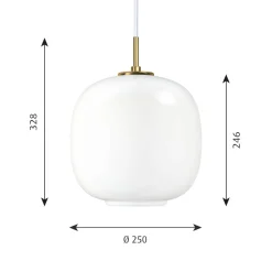 Hot VL 45 Radiohus Pendelleuchte, Ø: 25 cm Gastronomie|Wohnzimmer