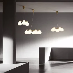 Hot VL Ring Crown 3-5-7 Pendelleuchte Hotellerie|Essbereiche