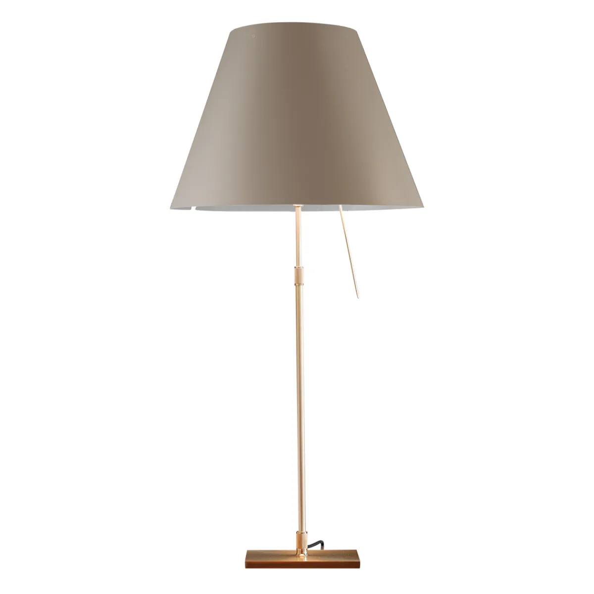 Costanza Tavolo Teleskop mit Touchdimmer, Messing Tischleuchten|Schlafzimmer