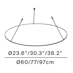 Online Diffusorscheibe für Silenzio Sospensione Leuchtenzubehör