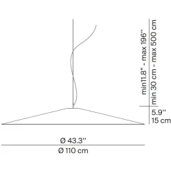 Sale Koinè LED Sospensione, Ø: 110 cm Pendelleuchten