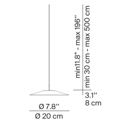 Outlet Koinè LED Sospensione, Ø: 20 cm Pendelleuchten