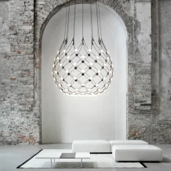 Discount Mesh LED Sospensione, mit Casambi Hotellerie|Gastronomie