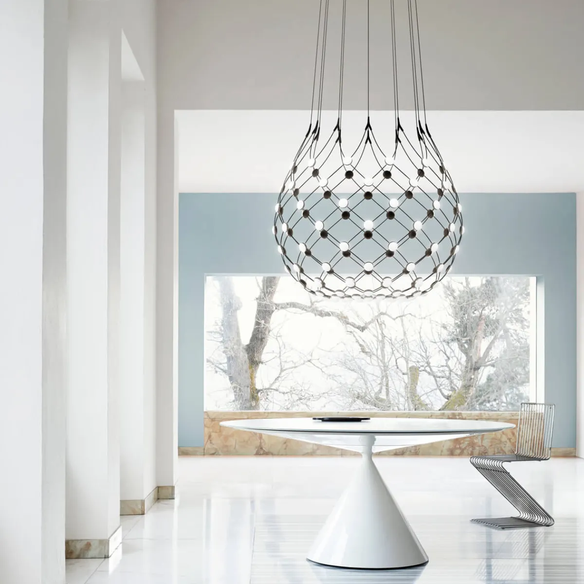 Discount Mesh LED Sospensione, mit Casambi Hotellerie|Gastronomie