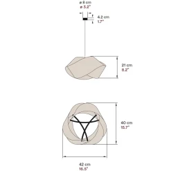 Best Nut Pendelleuchte, Kabel: schwarz, Rückläufer Pendelleuchten
