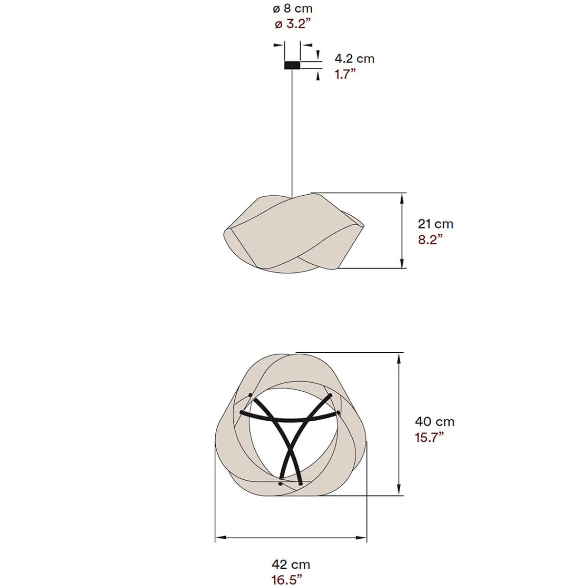 Best Nut Pendelleuchte, Kabel: schwarz, Rückläufer Pendelleuchten