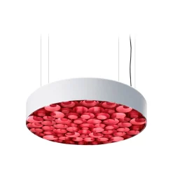 New Spiro Medium LED Pendelleuchte, äußerer Schirm: weiß Hotellerie|Gastronomie