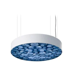 New Spiro Medium LED Pendelleuchte, äußerer Schirm: weiß Hotellerie|Gastronomie