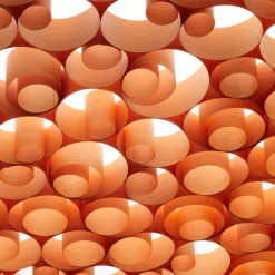 New Spiro Medium LED Pendelleuchte, äußerer Schirm: weiß Hotellerie|Gastronomie