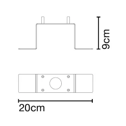 New Bodenbefestigungsteil für Lab B Montagezubehör