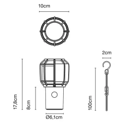 Sale Chispa LED Akkutisch- / Pendelleuchte Terrassen|Dekorative Leuchten