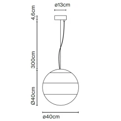 Hot Dipping Light 40 LED Pendelleuchte Pendelleuchten|Schlafzimmer