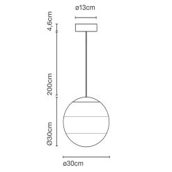 Outlet Dipping Light 30 LED Pendelleuchte Hotellerie|Gastronomie