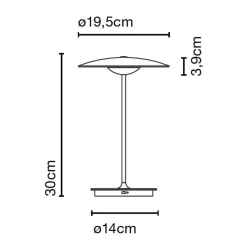 Discount Ginger 20 M LED Akkuleuchte Gastronomie|Tischleuchten