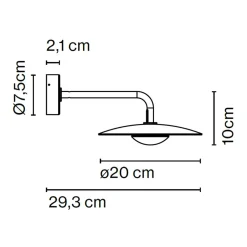 Clearance Ginger 20A IP65 LED Wandleuchte Wandleuchten
