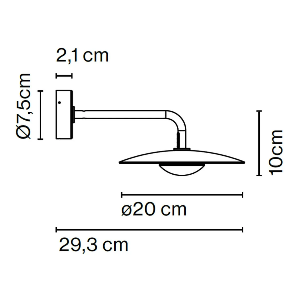 Clearance Ginger 20A IP65 LED Wandleuchte Wandleuchten