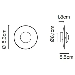 Online Ginger 15C IP65 LED Wandleuchte Terrassen|Wandleuchten