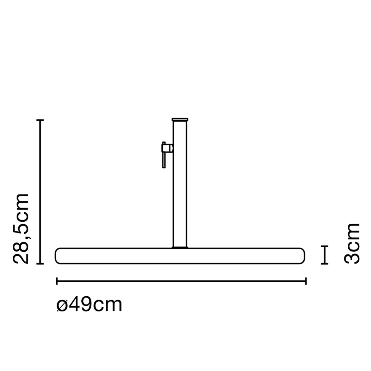 Hot Jaima P207+43 IP65 LED Stehleuchte, mit Sockel Terrassen|Dekorative Leuchten