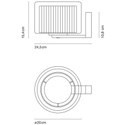 Mercer A Wandleuchte Hotellerie|Wandleuchten