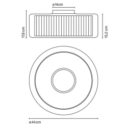 Hot Mercer C Deckenleuchte Hotellerie|Wohnzimmer
