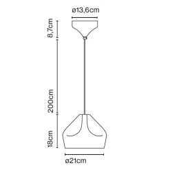 Hot Pleat Box 24 LED Pendelleuchte Hotellerie|Gastronomie