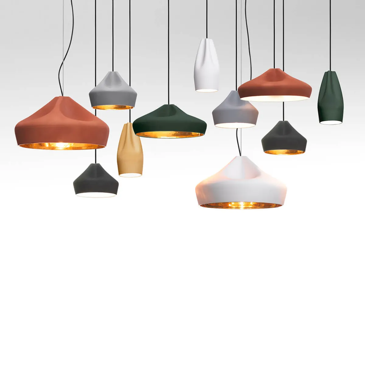 Online Pleat Box 47 LED Pendelleuchte Hotellerie|Gastronomie