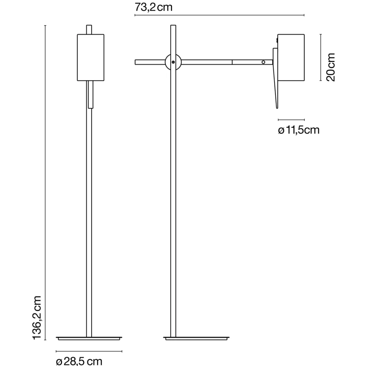 Online Scantling P73 Stehleuchte Stehleuchten|Schlafzimmer